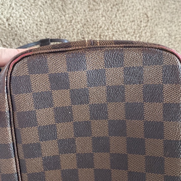 Louis Vuitton neverfull MM Damier ebene red interior sold out online - Picture 9 of 12